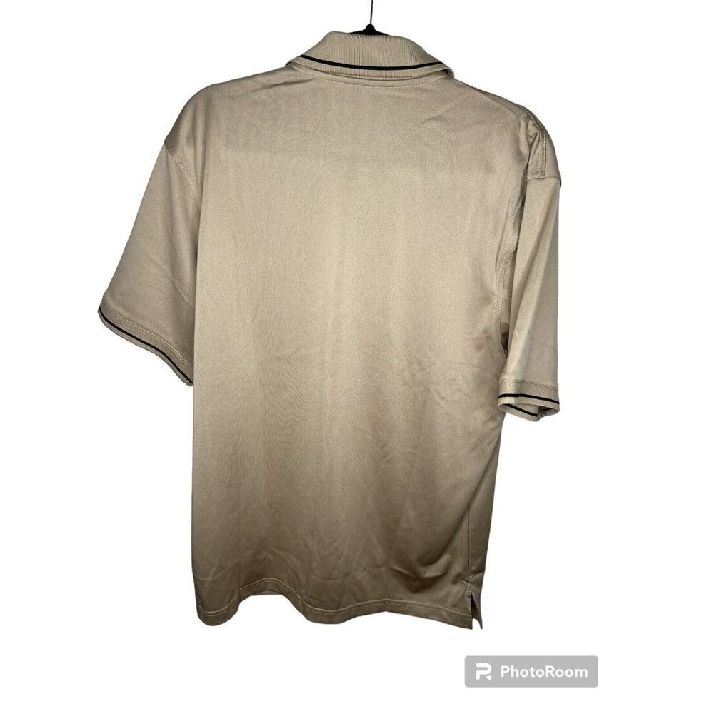 Men's CornerStone Tan  Khaki Short sleeves Snag Proof Tactical Polo Size L - Picture 5 of 6